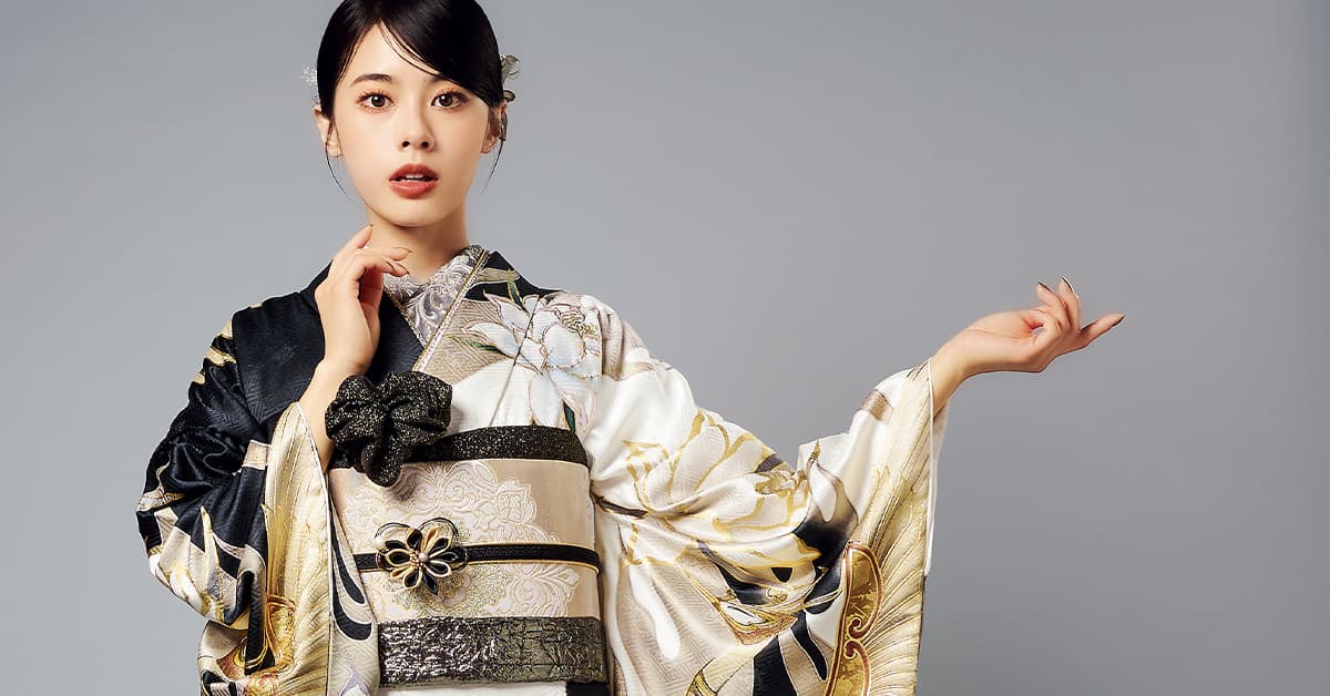 安斉星来のブランド振袖