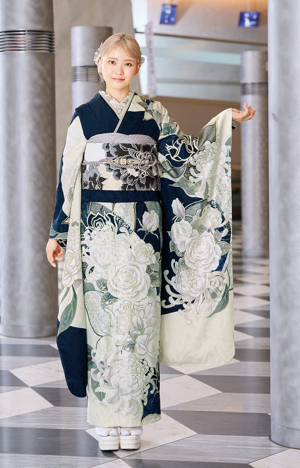 夢きららの振袖 NO.1212